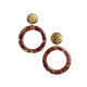 Vine leaves earrings